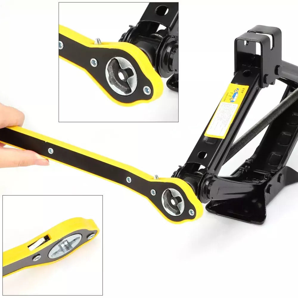 2025 car jack scissor jack lift for car-suv-mpv 2t with hand crank