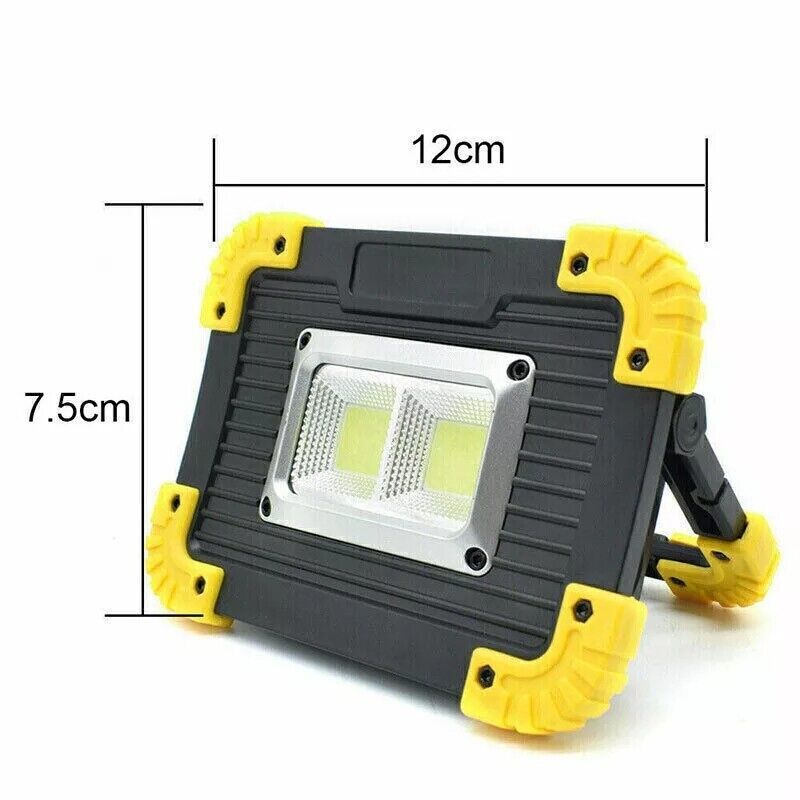 2x30W LED Arbeitsleuchte Akku Aufladbar Baustrahler Flutlicht Werkstattlampe Love Local Jewelry