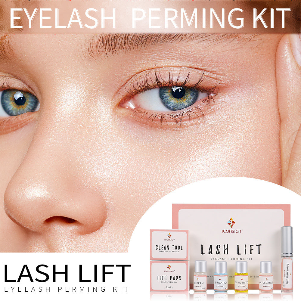 dropshipping iconsign lash lift kit lash lifiting eyelash perming kit lash curling enhancer eyes makeup tools schmuckneu