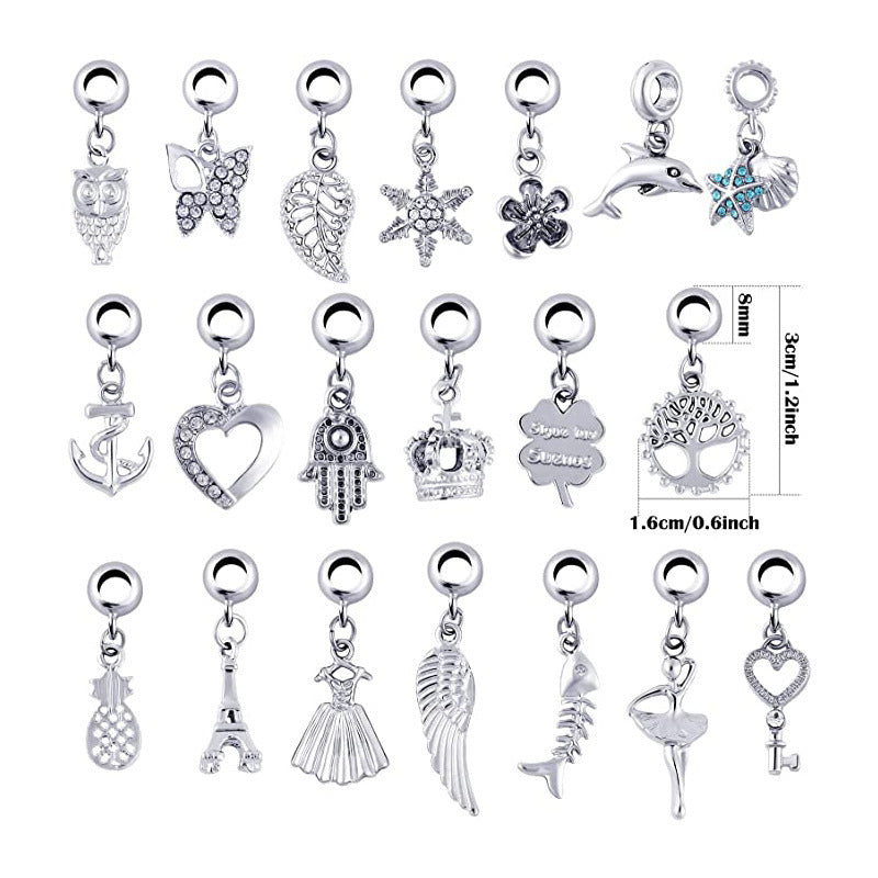 56 piece diy love box set charm bracelet making toolkit - lunastein