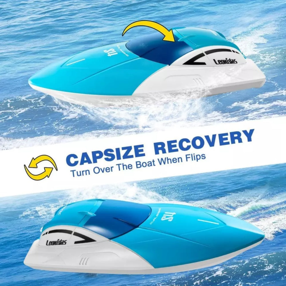 2025 rc-boot, ferngesteuertes boot fur kinder und erwachsene, 2,4 ghz, rennboote fur pools und seen, alarm bei niedrigem batteriestand, kenterwiederherstellung, 2 wiederaufladbare battery love local jewelry
