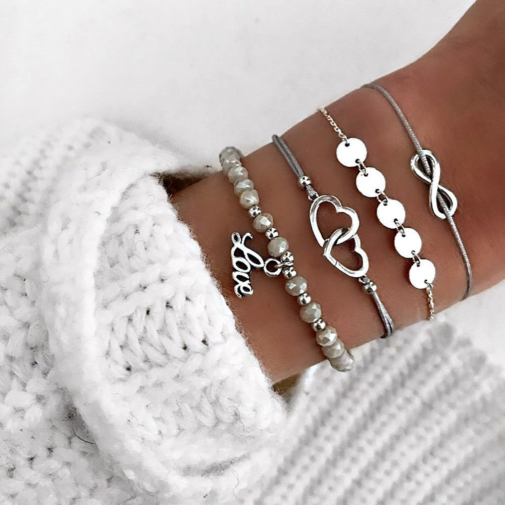 bohemian bracelets & bangles set vintage bead boho charm bracelet for women jewelry accessories pulseras mujer bijoux femme - lunastein