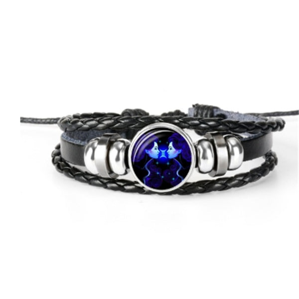 Zodiac Constellation Bracelet Braided Design Bracelet For Men Women Kids SchmuckNeu