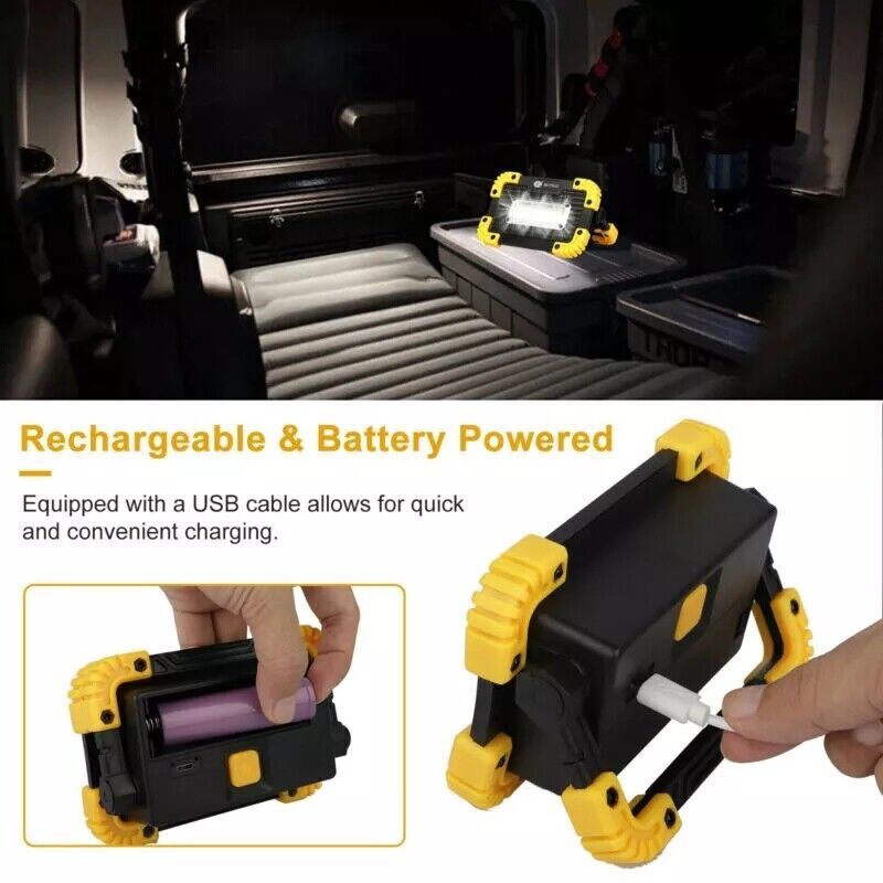 2x30w led arbeitsleuchte akku aufladbar baustrahler flutlicht werkstattlampe love local jewelry