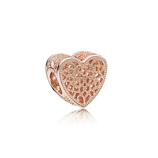 Roségold Charms 2025 – Blumen- & Herzperlen für dein DIY-Armband - Lunastein