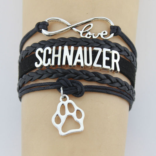 Paw Love – Schnauzer Edition Charm-Armband - Lunastein
