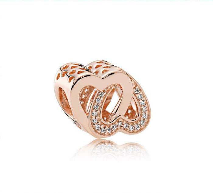 roségold charms 2025 – blumen- & herzperlen für dein diy-armband - lunastein