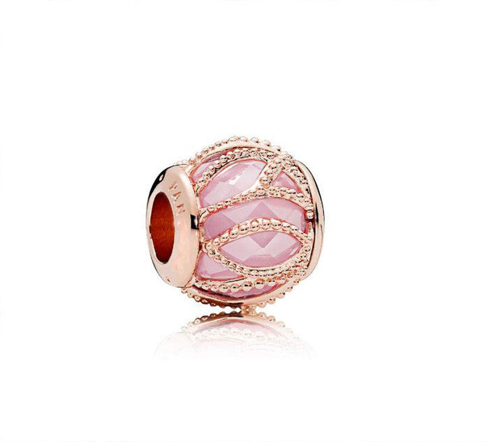 roségold charms 2025 – blumen- & herzperlen für dein diy-armband - lunastein