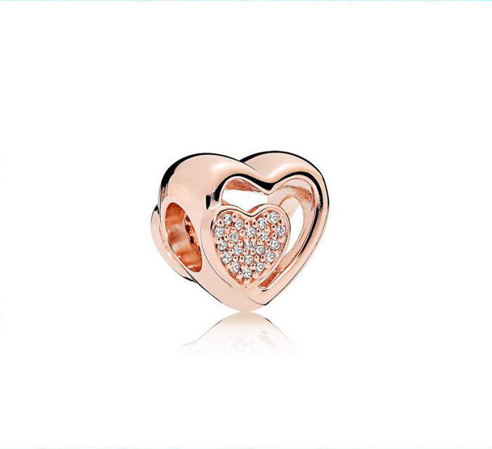 roségold charms 2025 – blumen- & herzperlen für dein diy-armband - lunastein