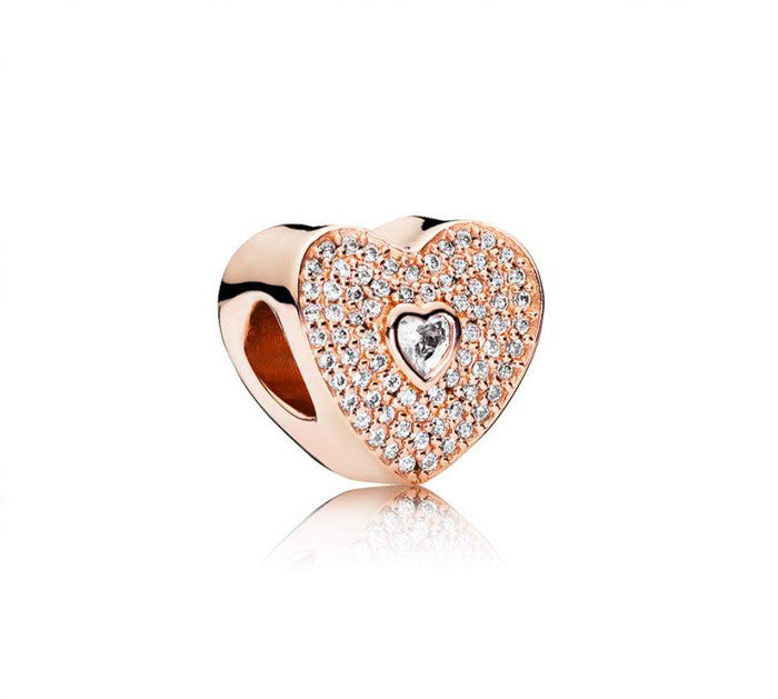 roségold charms 2025 – blumen- & herzperlen für dein diy-armband - lunastein