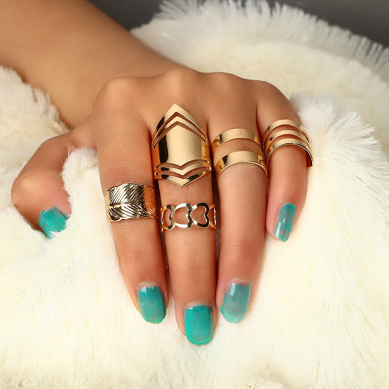 solstice shine – verschiedene ring-sets in goldoptik mit kristallbesatz - lunastein - schmuck
