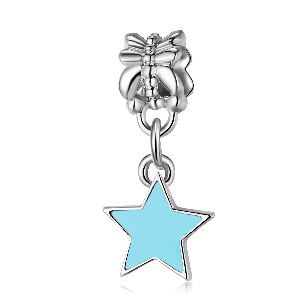 ocean breeze charms – wähle deinen lieblingsanhänger in blau & silber - lunastein