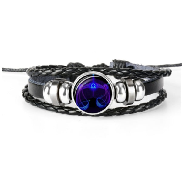 zodiac constellation bracelet braided design bracelet for men women kids schmuckneu