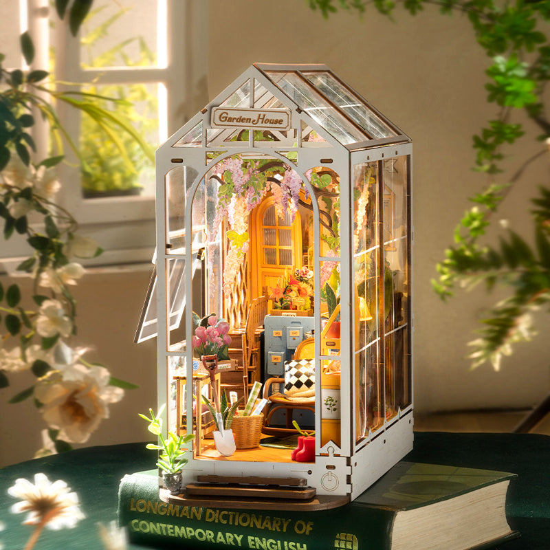 robotime rolife book nooks series stories in books 4 kinds diy wooden miniature house furniture sakura densya tgb01 dropshipping schmuckneu
