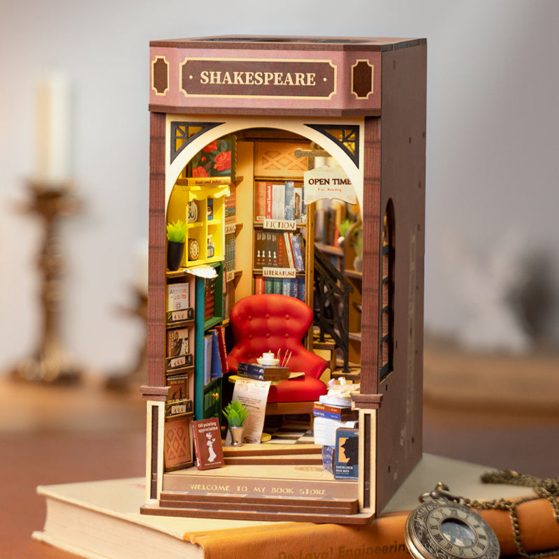 robotime rolife book nooks series stories in books 4 kinds diy wooden miniature house furniture sakura densya tgb01 dropshipping schmuckneu