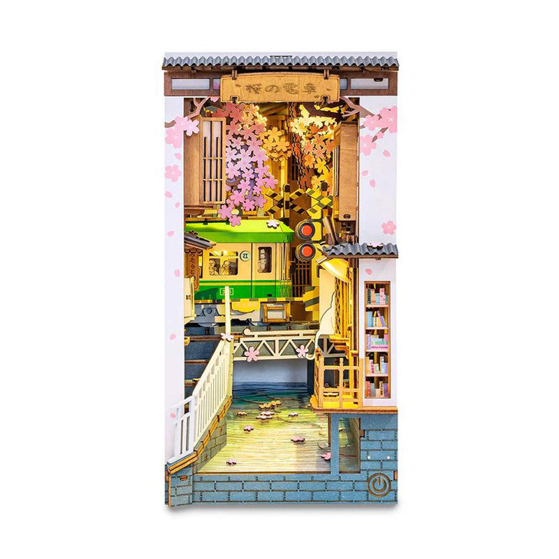 robotime rolife book nooks series stories in books 4 kinds diy wooden miniature house furniture sakura densya tgb01 dropshipping schmuckneu