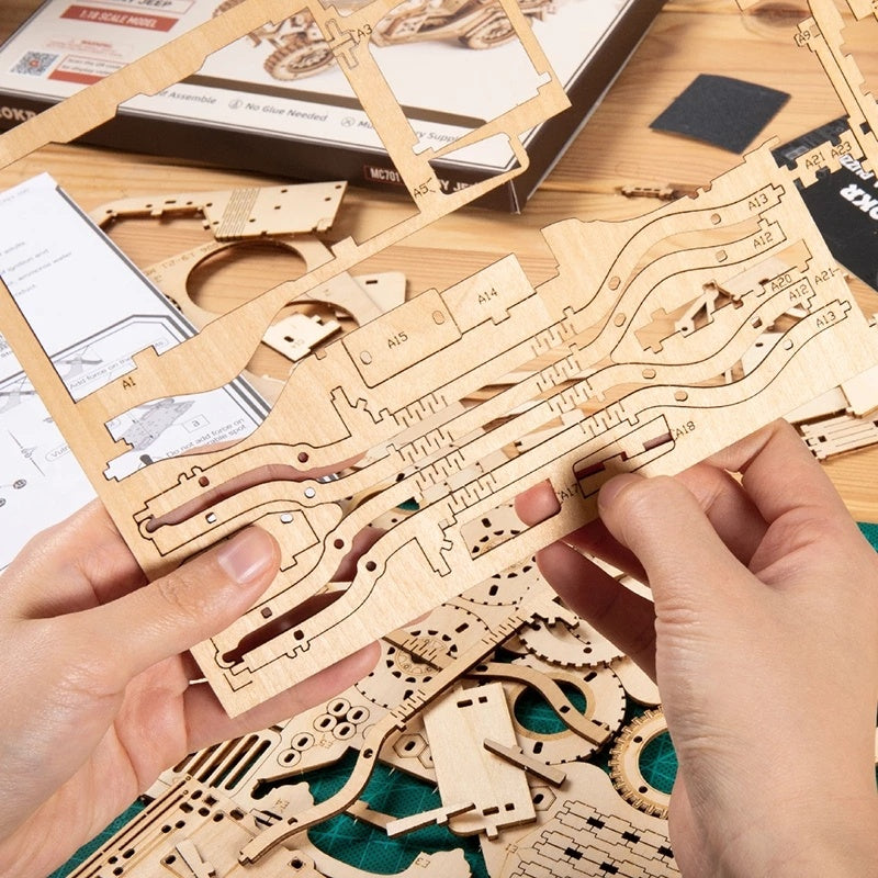 3d wooden puzzle model toys mc701 schmuckneu