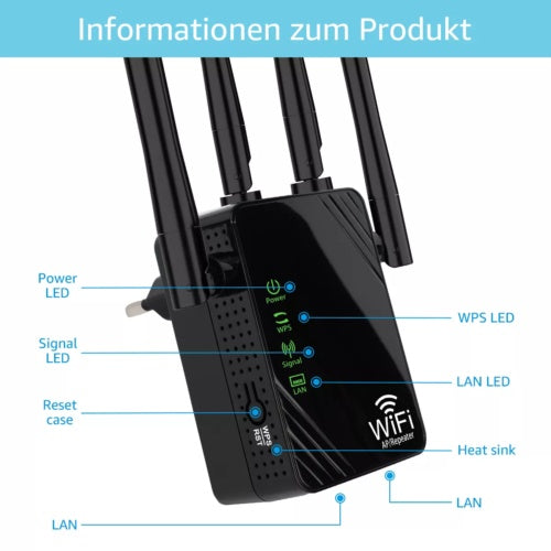 wifi repeater router range wifi signal booster access point booster 1200mbps