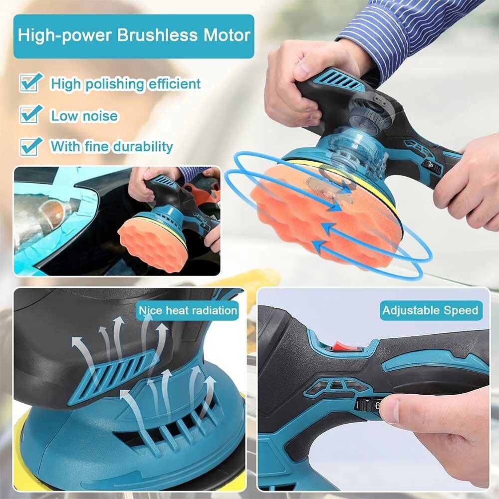 for 18v lxt bl18 cordless random orbital polisher polisher machine polish