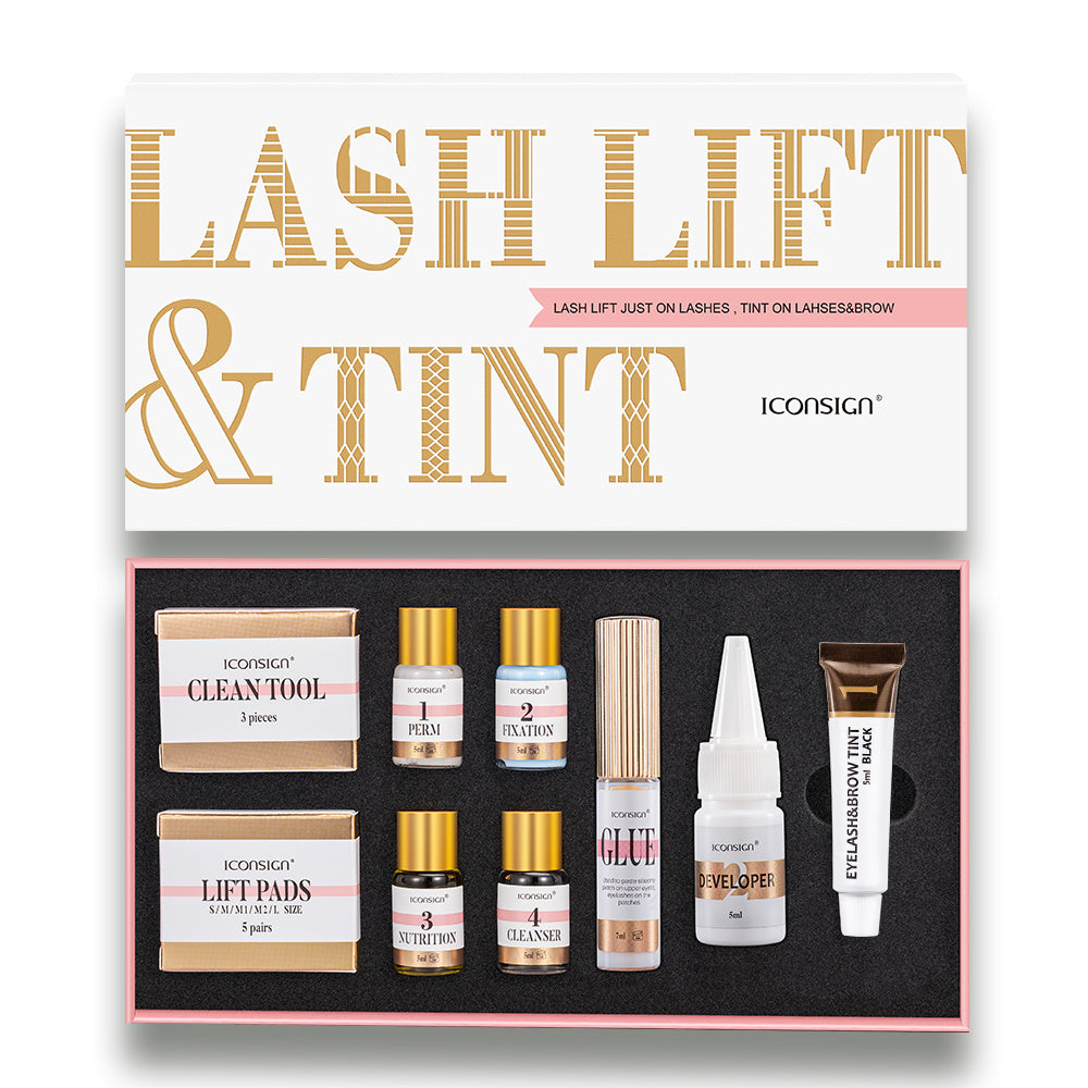iconsign lash lift eyelash eyebrow dye tint kit lashes perm set brow lamination makeup tools schmuckneu