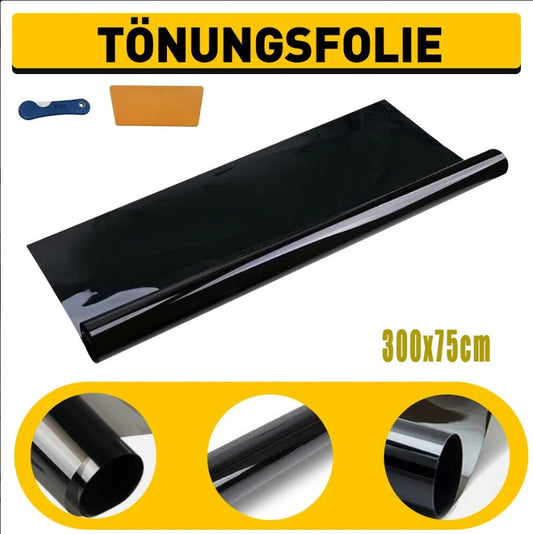 Sunscreen Film 75 X 300cm Deep Black