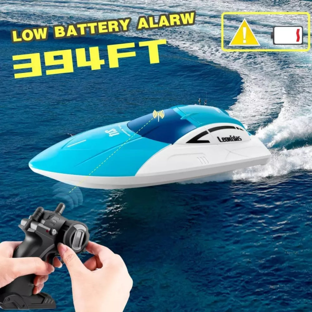 2025 rc-boot, ferngesteuertes boot fur kinder und erwachsene, 2,4 ghz, rennboote fur pools und seen, alarm bei niedrigem batteriestand, kenterwiederherstellung, 2 wiederaufladbare battery love local jewelry