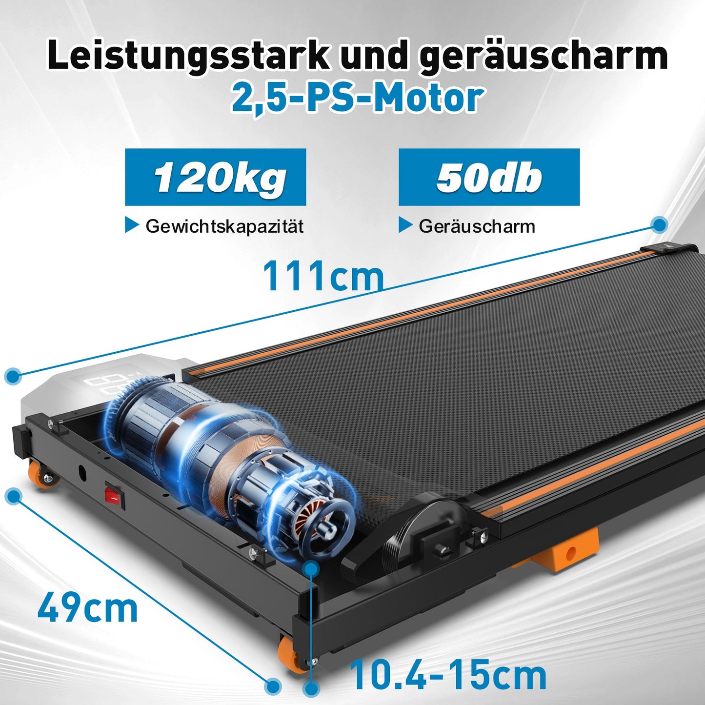 walking pad treadmill for home - home office treadmills under desk desk treadmill pad quiet portable compact treadmill small mini treadmill led display remote control treadmill weight of 120kg schmuckneu