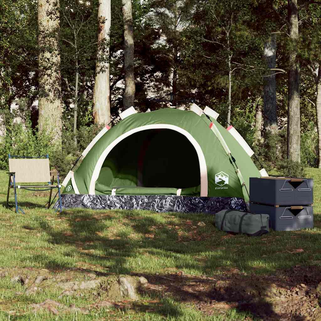 camping tent 2 persons green quick release