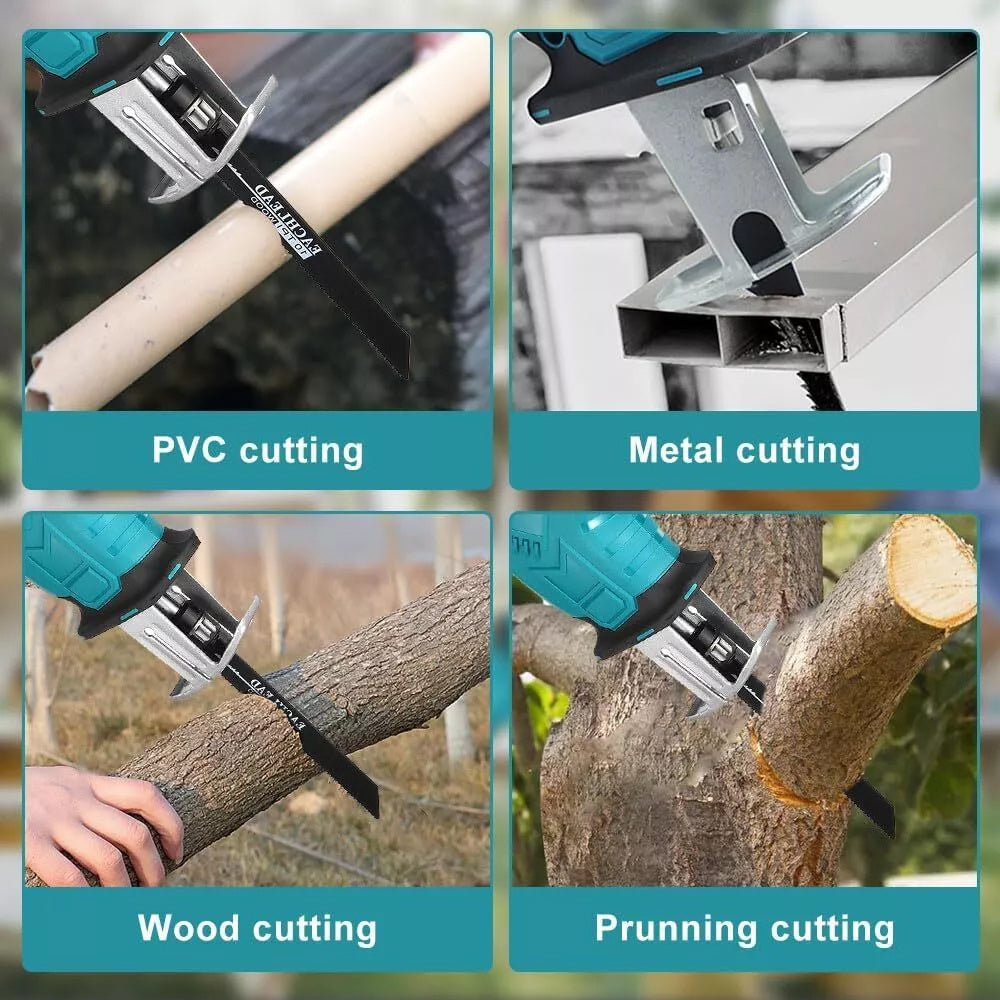 3000rpm Battery Saw With 12 Blades Electric Reciprocating Saw Tiger Saw SchmuckNeu