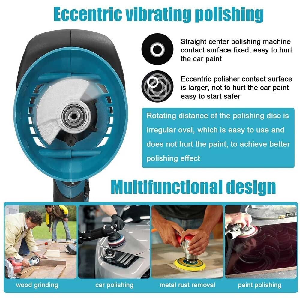 for 18v lxt bl18 cordless random orbital polisher polisher machine polish