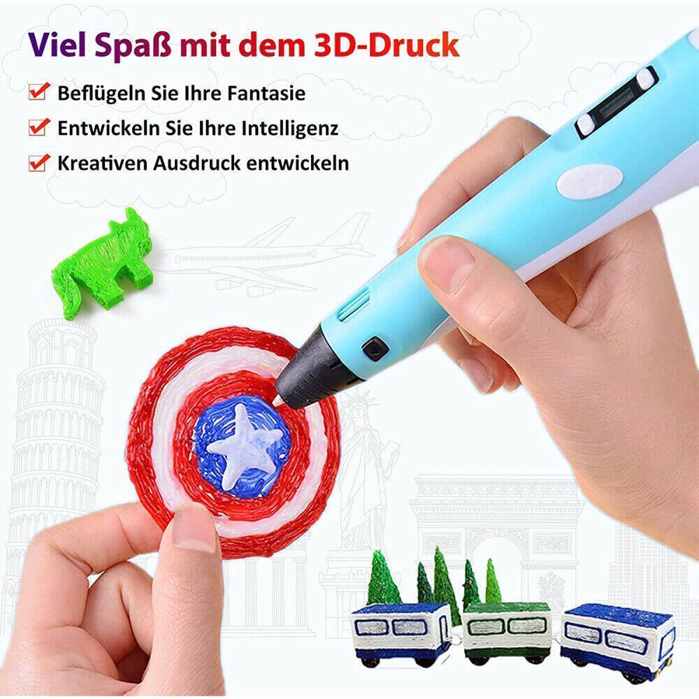 diy kinder 3d stifte set 3d druckstift pla filament 3d printing pen mit 12farben