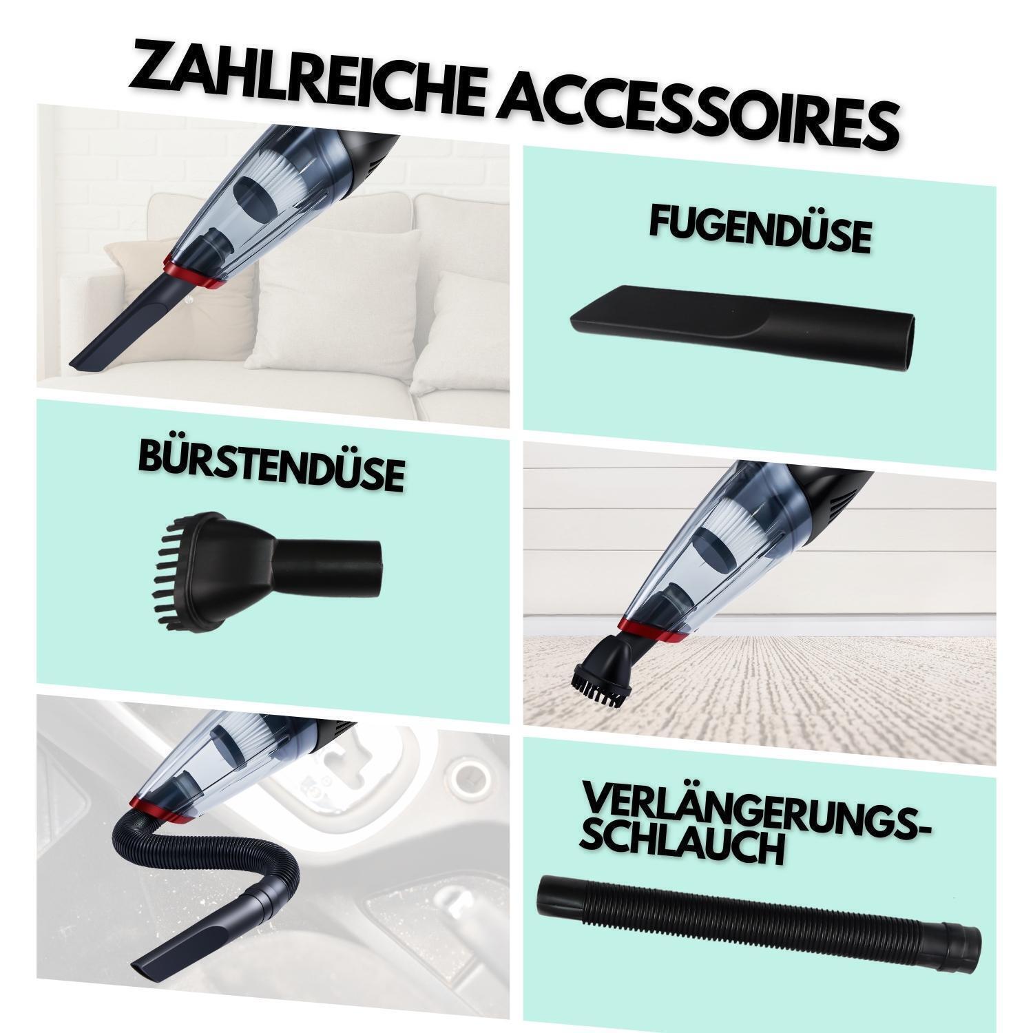 Battery Handheld Vacuum Cleaner Bagless Wireless Charging Station Without Cable Car Battery Vacuum Cleaner SchmuckNeu