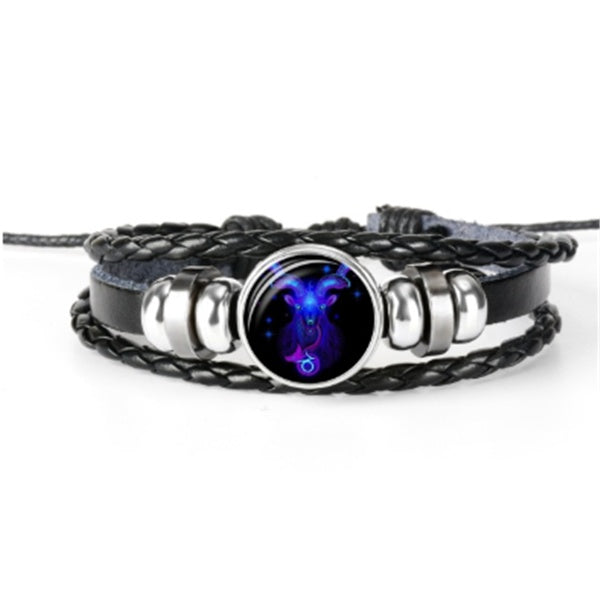 zodiac constellation bracelet braided design bracelet for men women kids schmuckneu