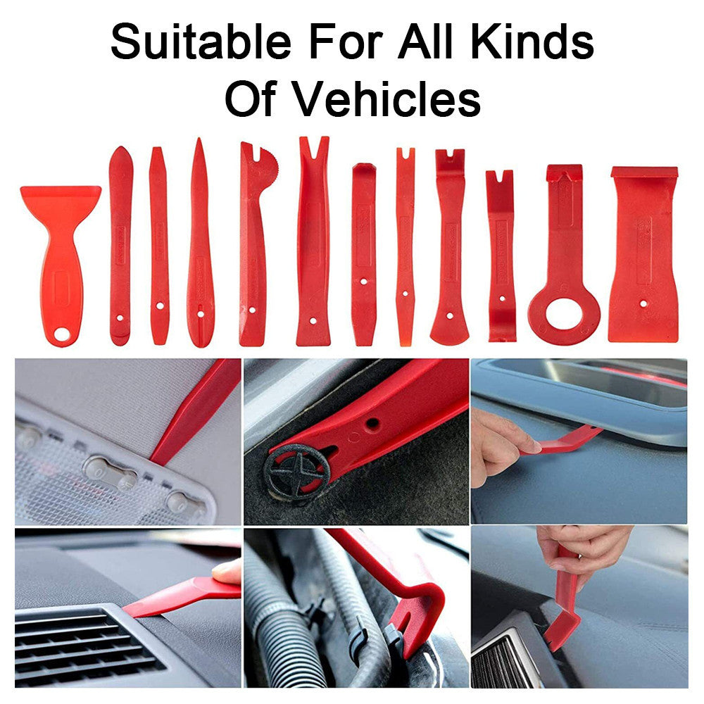 238 x car disassembly tool interior trim mounting lever clipheber pliers set