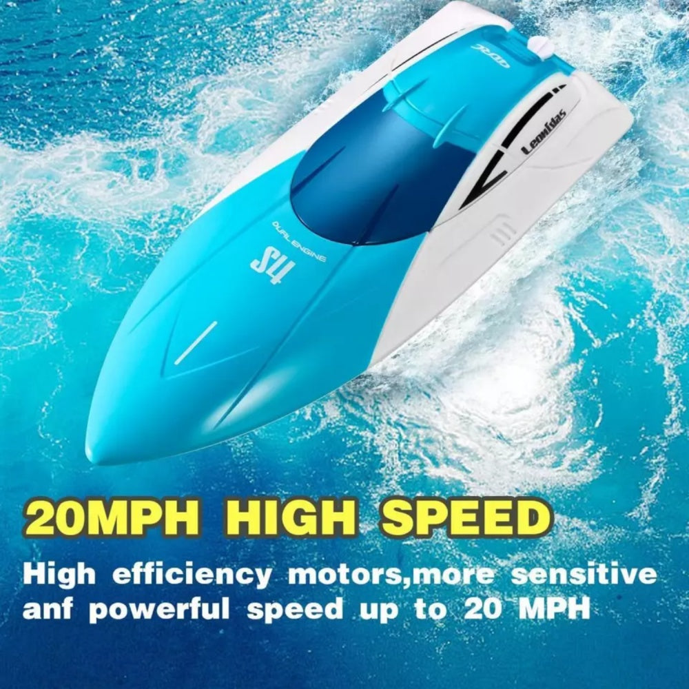 2025 rc-boot, ferngesteuertes boot fur kinder und erwachsene, 2,4 ghz, rennboote fur pools und seen, alarm bei niedrigem batteriestand, kenterwiederherstellung, 2 wiederaufladbare battery love local jewelry