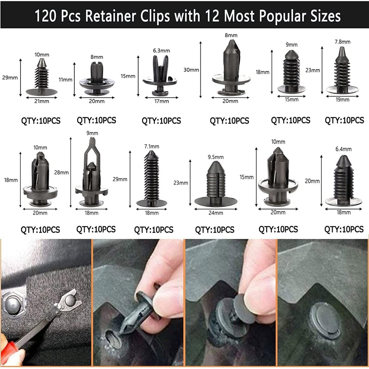 238 x car disassembly tool interior trim mounting lever clipheber pliers set