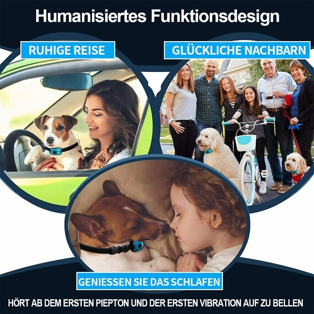 new anti bell collar dogs parenting collar tone vibration dogs pet de schmuckneu