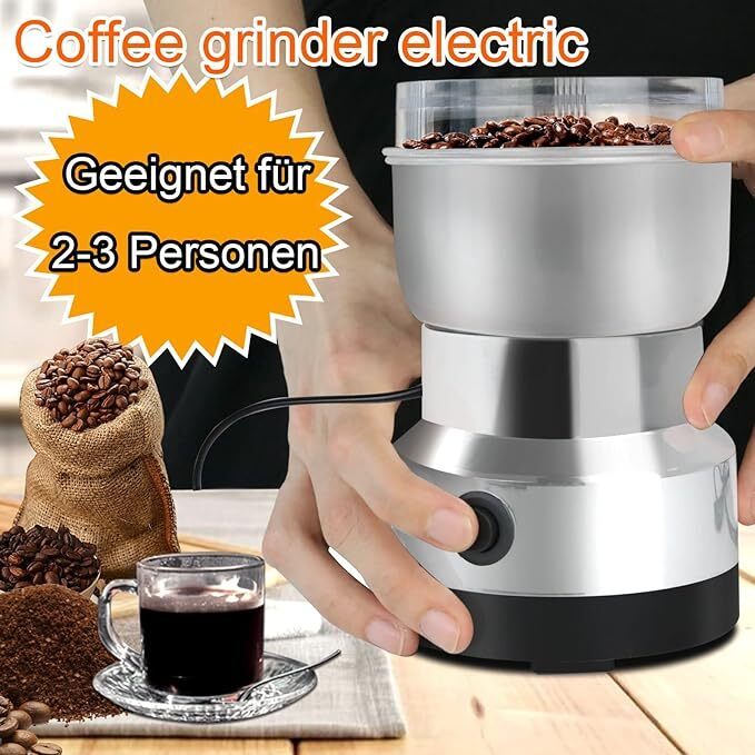electric coffee grinder coffee beans spices cereals nut bean grinder