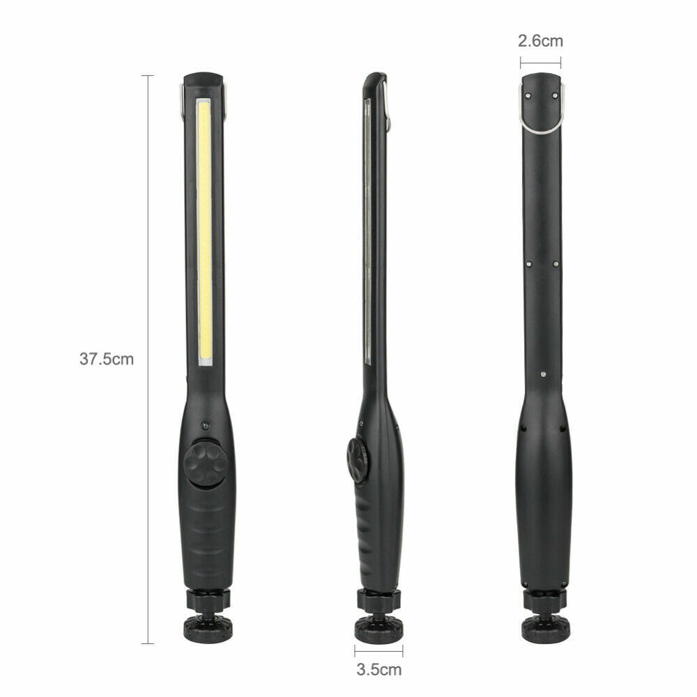 usb rechargeable work light magnetic led flashlight flexible cordless torch automotive inspection emergency light 2 pack schmuckneu