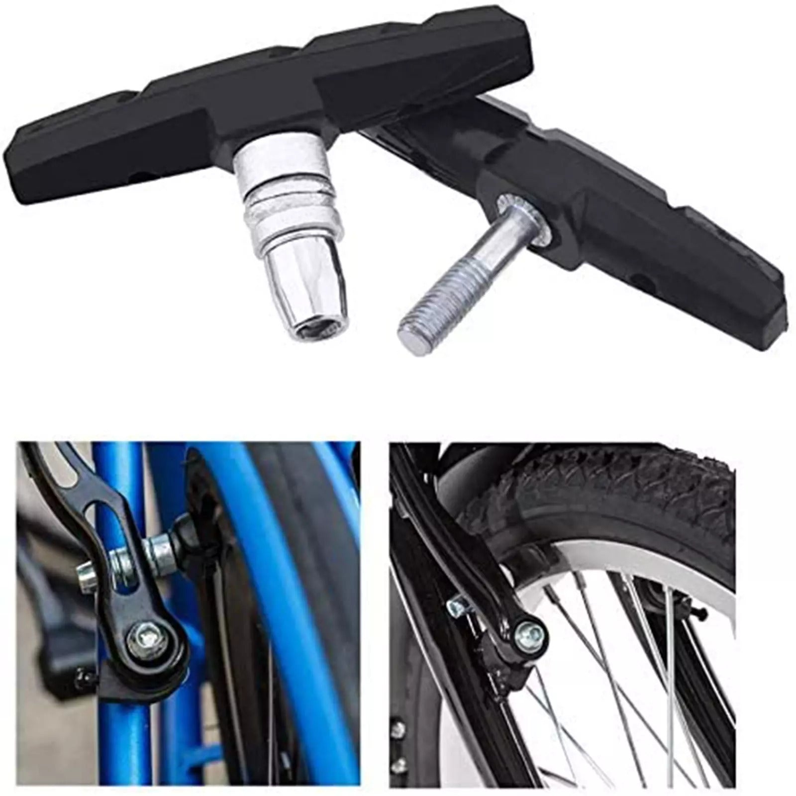 4x Bicycle Brake Pads Brake Pads Brake Shoes V-Brake For Shimano Sram 70mm Love Local Jewelry