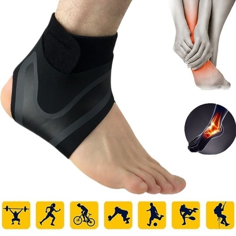 ankle support brace safety running basketball sports ankle sleeves schmuckneu