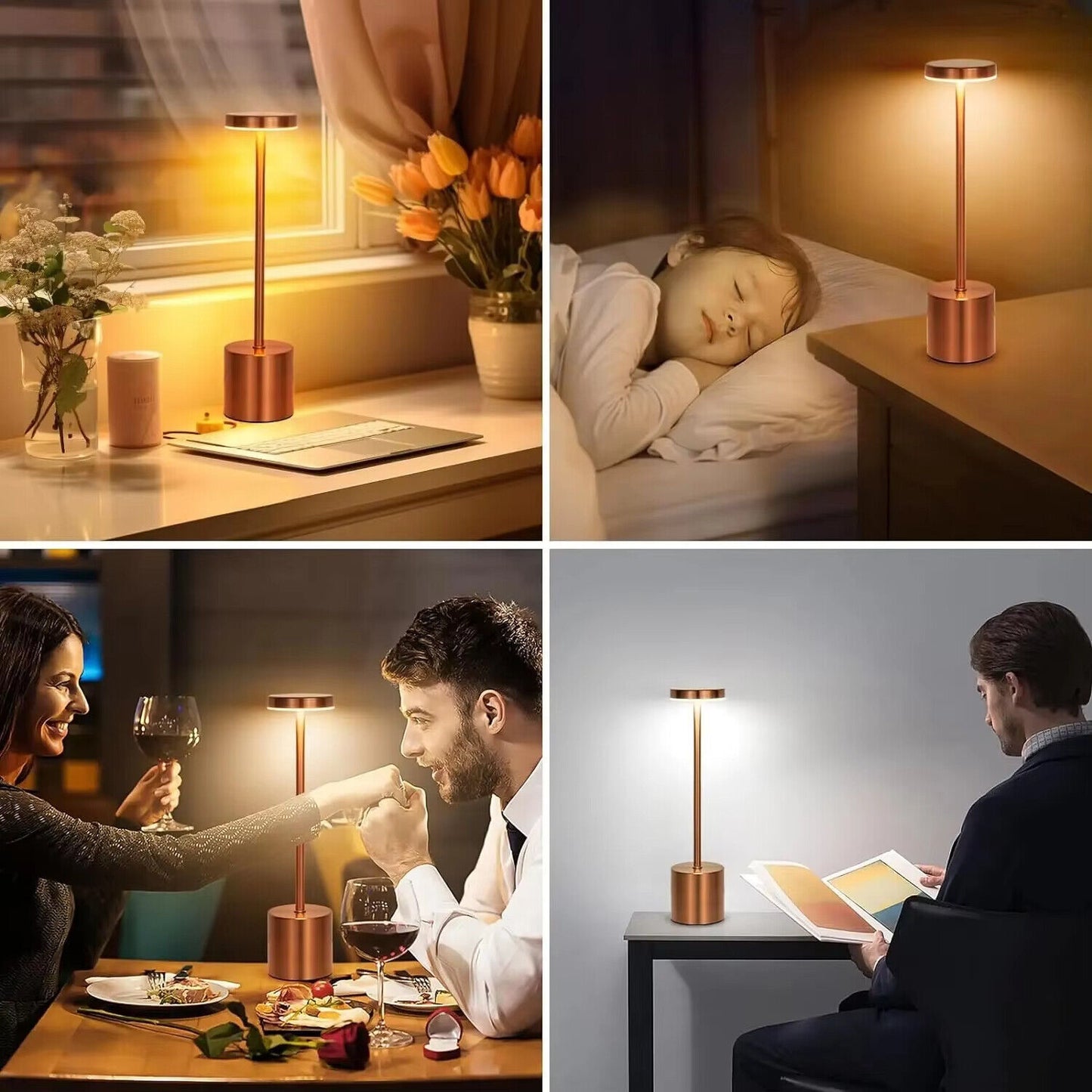 led tischlampe 3-farbige mit touch sensor tischleuchte arbeitszimmer beleuchtung