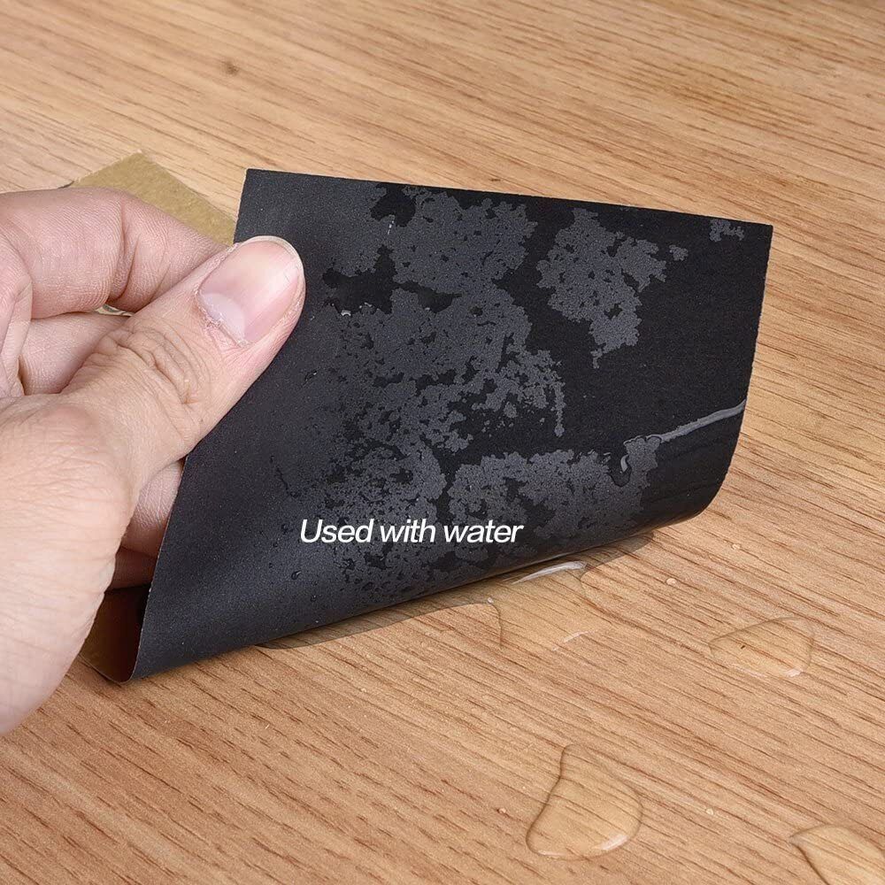 professional sandpaper set 120-7000 grit 48 pieces for wet and dry wooden furniture