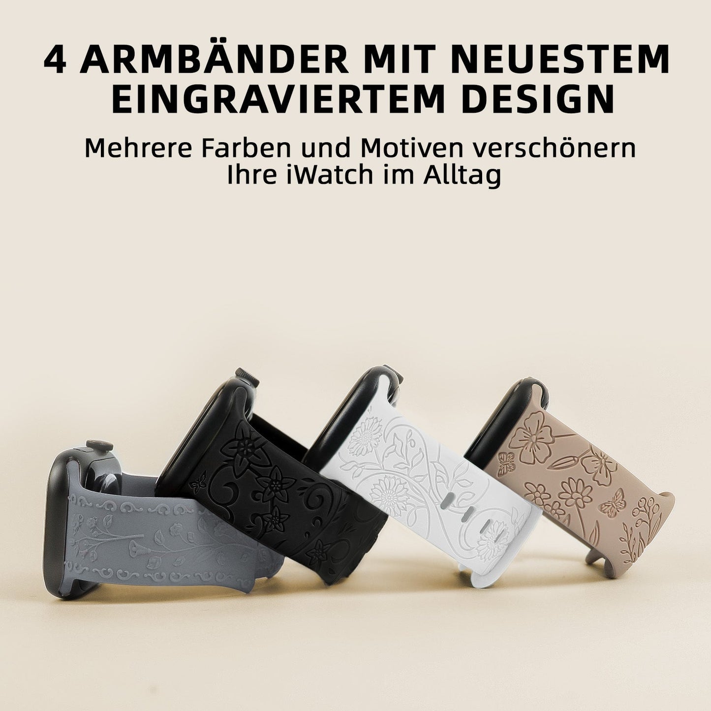 4 watch straps m model schmuckneu