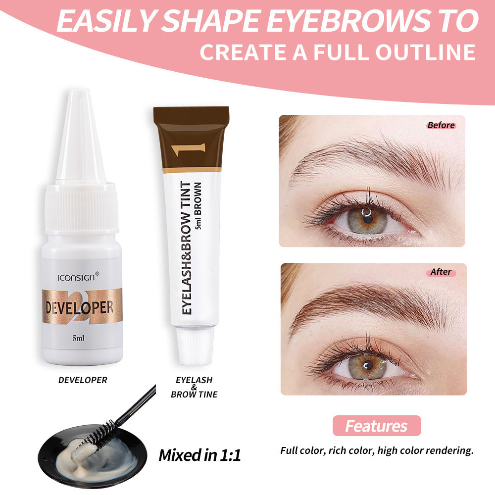 iconsign lash lift eyelash eyebrow dye tint kit lashes perm set brow lamination makeup tools schmuckneu
