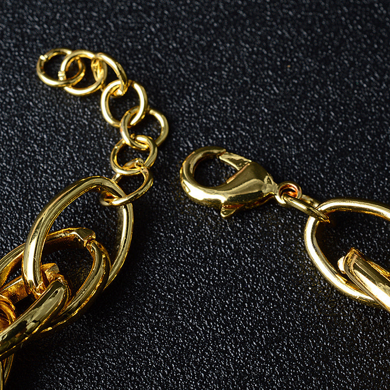 spirit of nature – goldfarbenes charm-armband mit elefanten & lebensbaum - lunastein