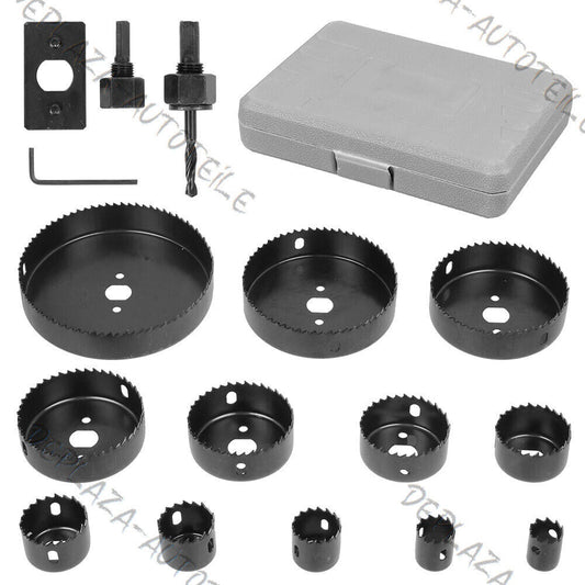 Wood Set 16-piece 19 To 127mm -2 Adapter Circular Saw Transport Case