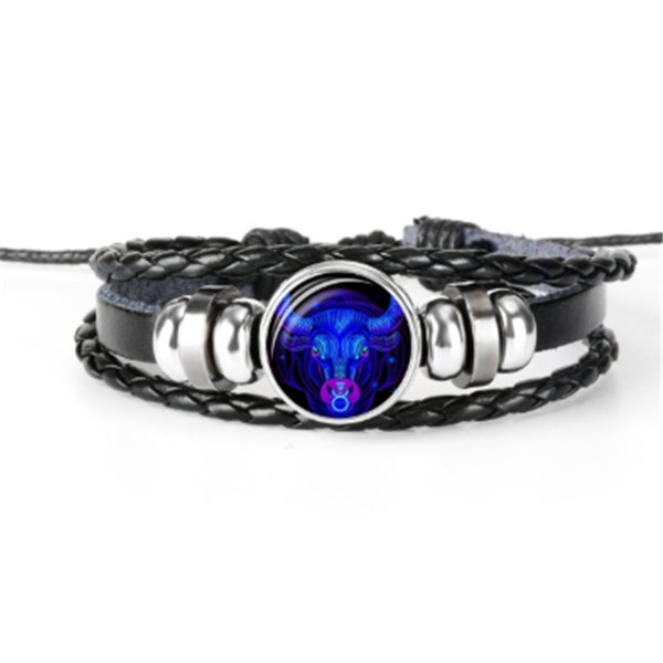 zodiac constellation bracelet braided design bracelet for men women kids schmuckneu