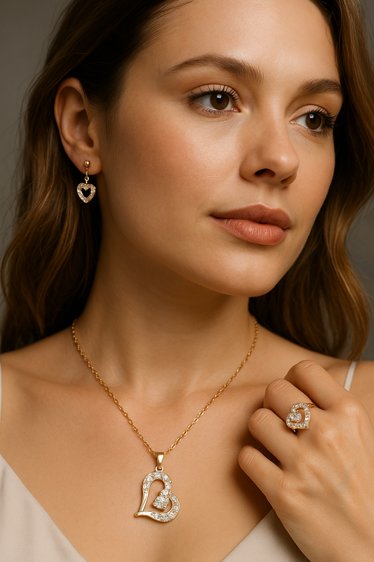 Crystal Heart Set – Schmuck mit Herz und Glanz SchmuckNeu