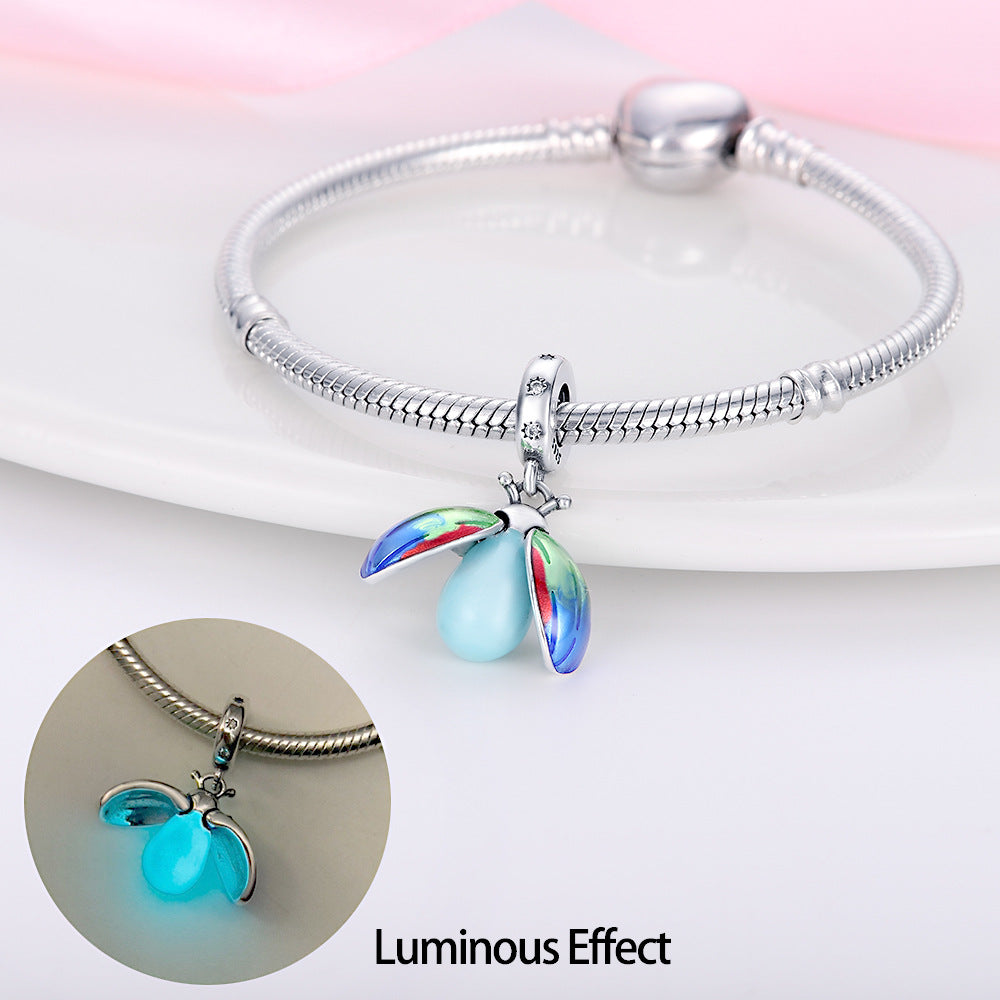 magic glow charm varianten – leuchtende & farbwechselnde diy-anhänger in 925 silber - lunastein